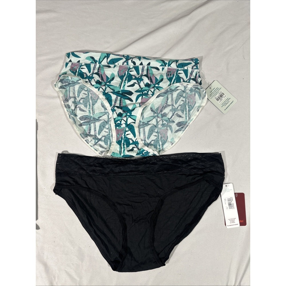 NWT $44 TOMMY‎ JOHN [ 2PC Large ] Cool Cotton Briefs + Second Skin Briefs U1799